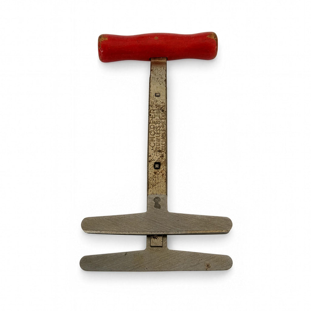 Mid-Century Wall Installation of 19 Vintage Kitchen Utensils, Red Handles — image 15