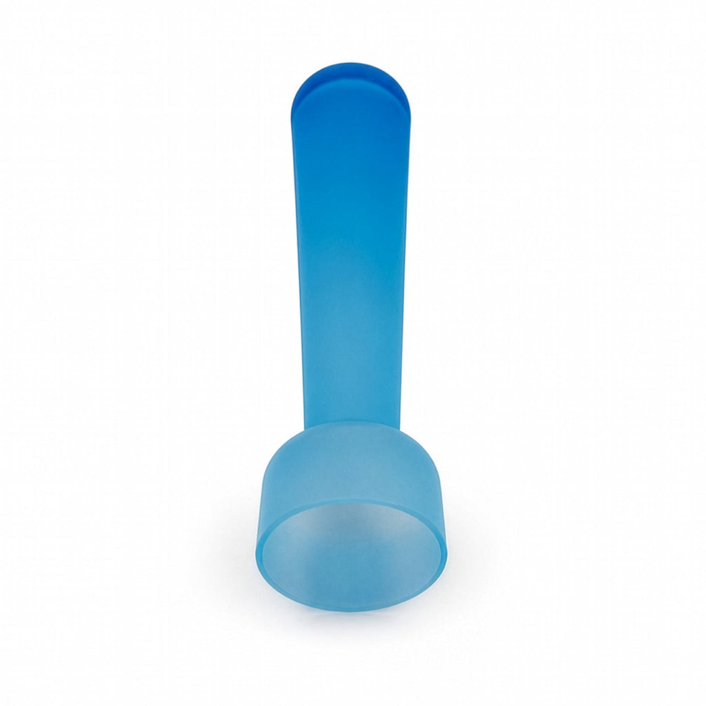 Mid-Century Italian Handblown Sky Blue Art Glass Vase, Circa 1970