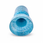 Mid-Century Scandinavian Hand-Blown Art Glass Vase, Turquoise, circa 1965