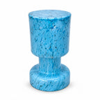 Mid-Century Scandinavian Hand-Blown Art Glass Vase, Turquoise, circa 1965
