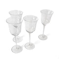 Engraved Glass Goblets