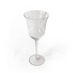 Engraved Glass Goblets