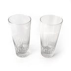 Tall Pressed Glass Tumblers