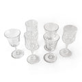 Small Pressed-Glass Liqueur Glasses