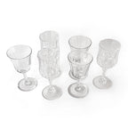 Small Pressed-Glass Liqueur Glasses