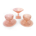 Set of Compotes with Plates and Central Bowl
