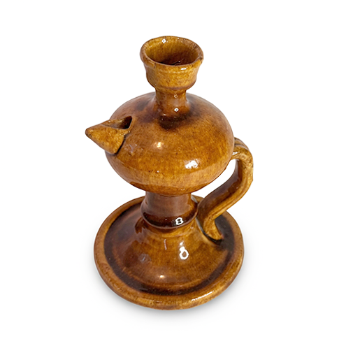 Set of Oil Lamps in Three Sizes