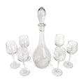 Decanter With Six Glasses Set