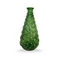 Empoli Green Bubble Glass Bottle