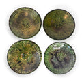 Handcrafted Green Plates Set