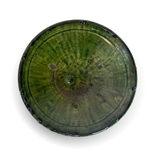 Handcrafted Green Plates Set