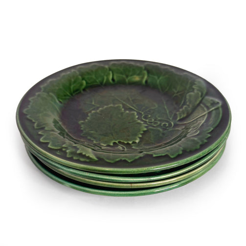 Set of Grape Leaf Plates