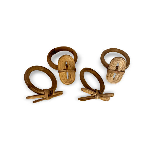 Set of Natural Fiber Napkin Rings
