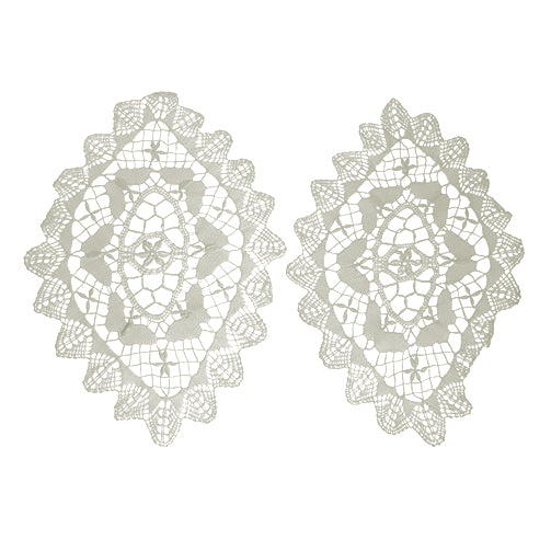 Set Oval Crochet Table Linen