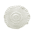 Set Of Three Circular Crochet Table Linens