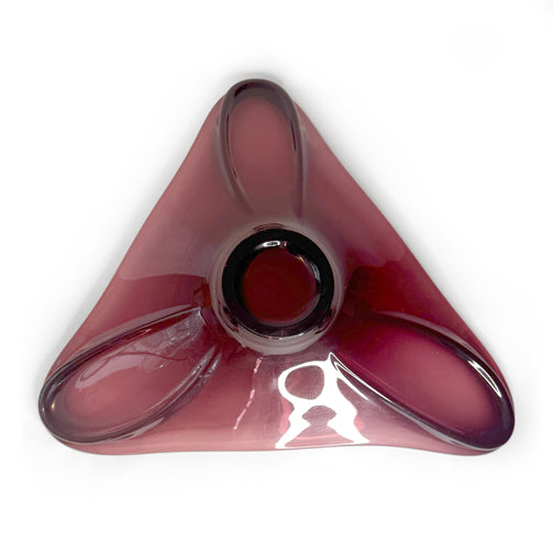 Blown Glass Sculptural Bowl