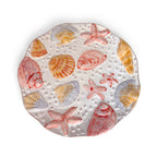 Set Of Eight Ceramic Plates With Marine Motifs