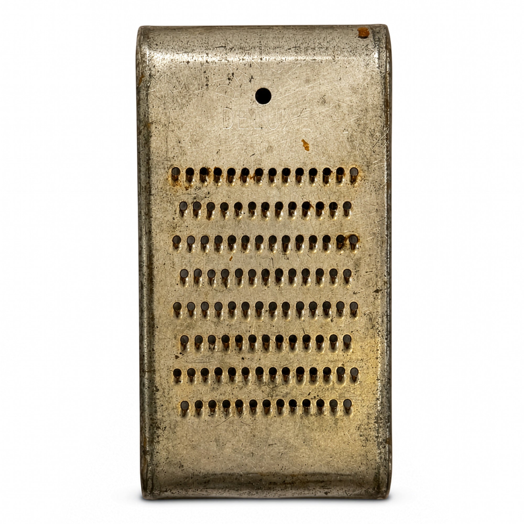 Wall Installation of Thirteen Antique and Vintage Metal Kitchen Graters