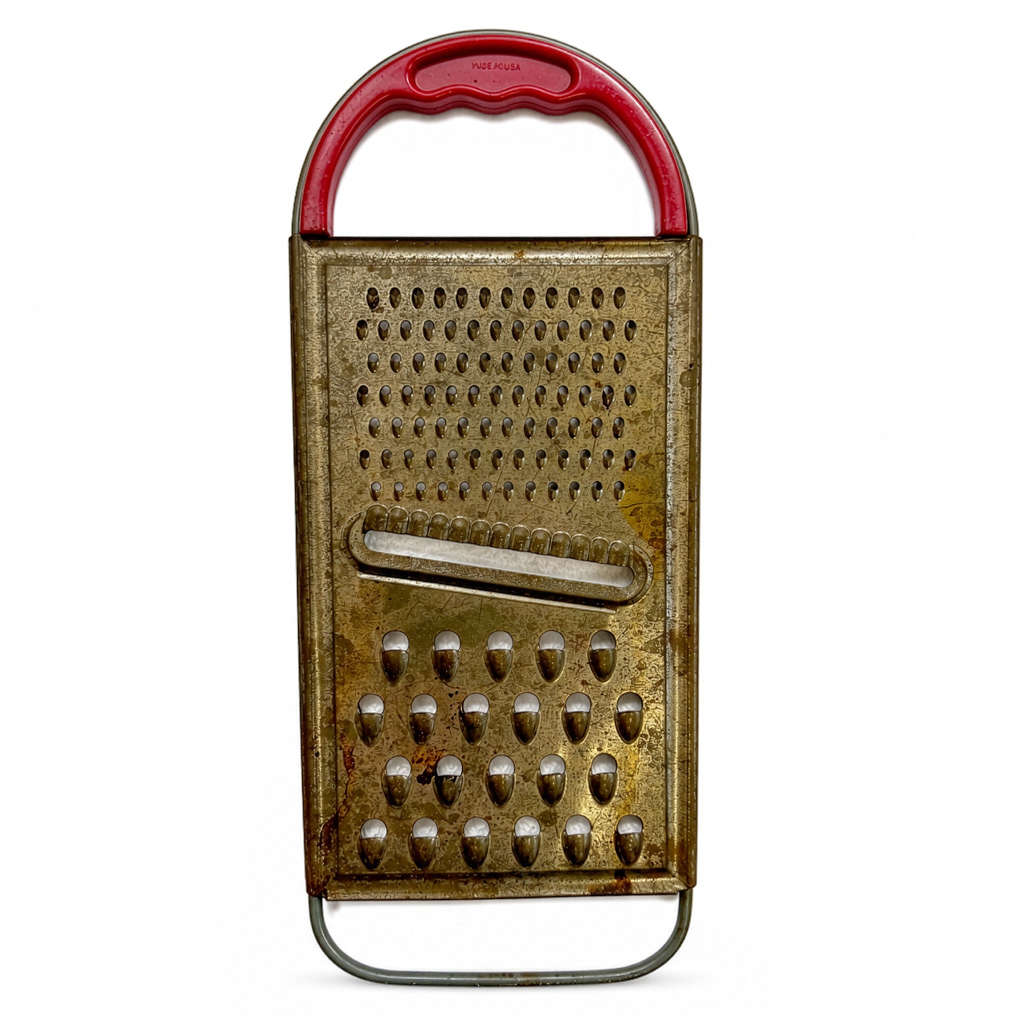 Wall Installation of Thirteen Antique and Vintage Metal Kitchen Graters