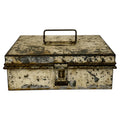Antique Kreamer Spice Lock Box, Tin-Plated Steel, Six Tins, Circa 1920