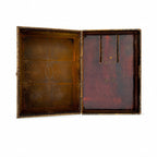 Antique Kreamer Spice Lock Box, Tin-Plated Steel, Six Tins, Circa 1920