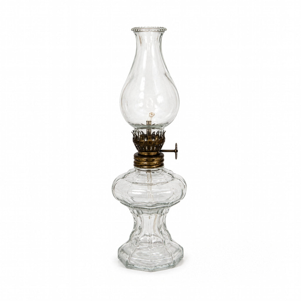 Collection of 11 Miniature Glass Oil Lamps, Antique &amp; Vintage, 1900