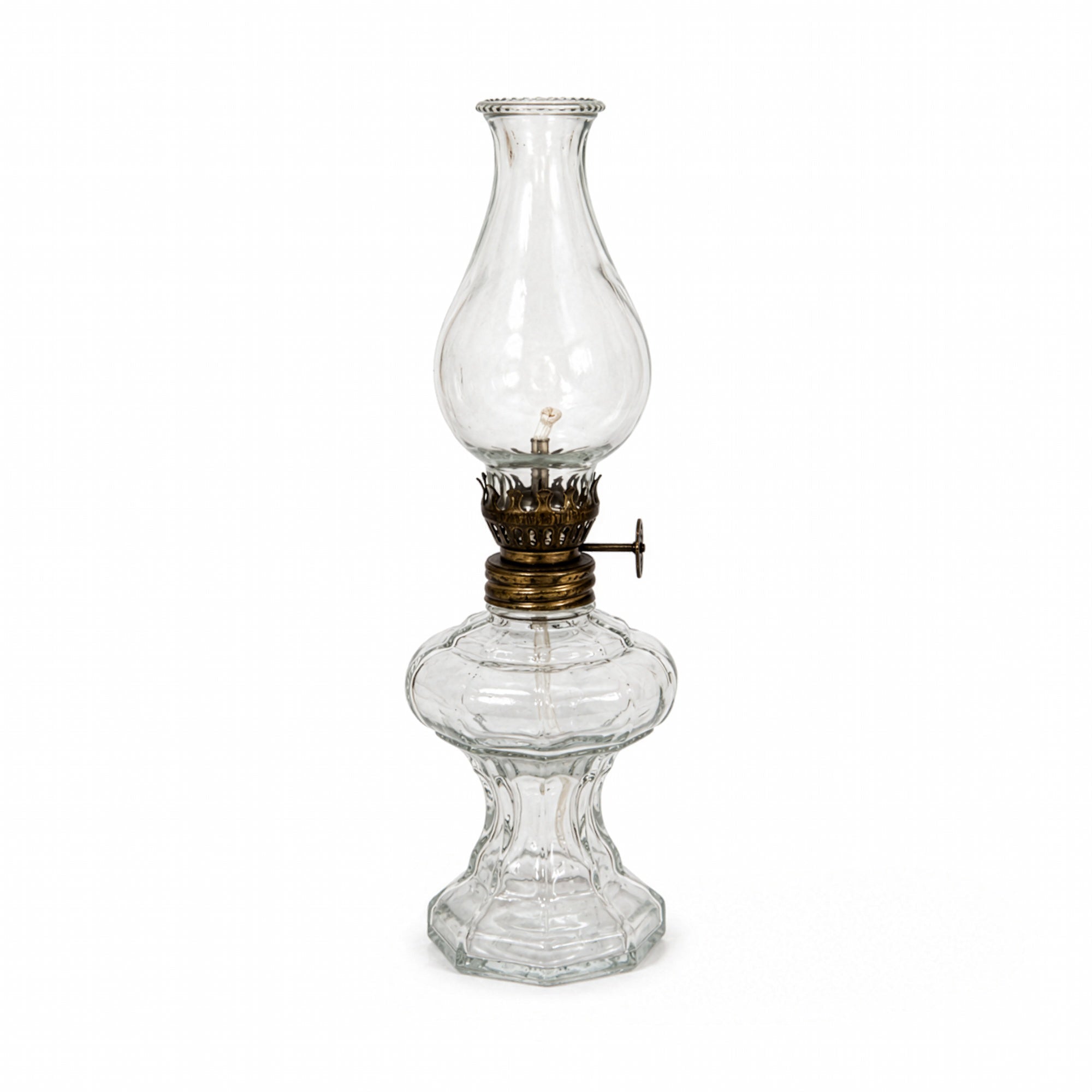 Collection of 11 Miniature Glass Oil Lamps, Antique &amp; Vintage, 1900