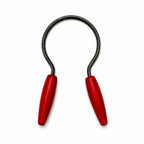 Wall Installation of 15 Antique Red Wood-Handled Jar Openers