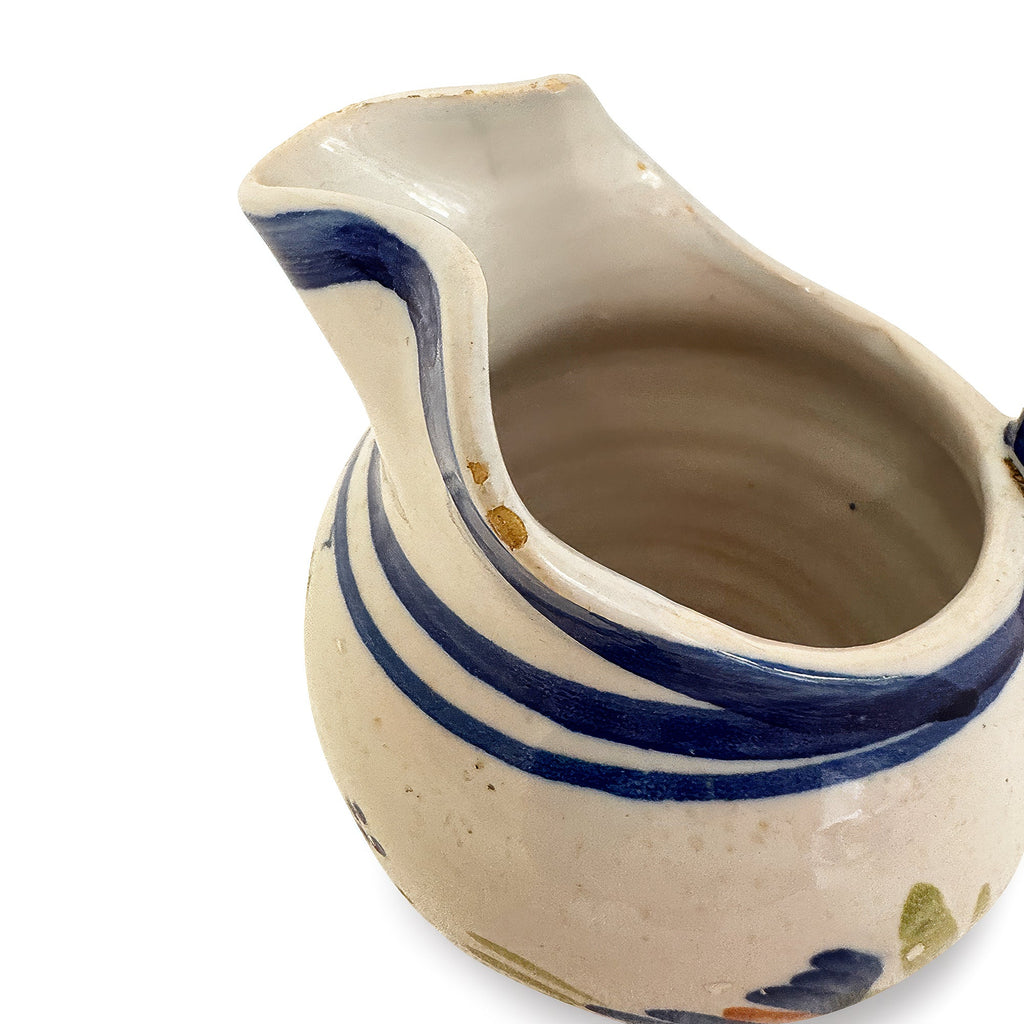 Vintage Henriot Quimper Faience Roaster Bowl & Pitcher Set, circa 1960
