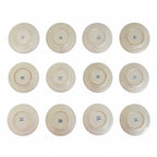 Set of 12 Vintage Japanese Blue Willow Porcelain Butter Pat Dishes