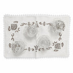 Set of Mosser Glass Miniature Covered Butter Dishes, Cherry Motif