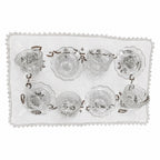 Set of Mosser Glass Miniature Covered Butter Dishes, Cherry Motif