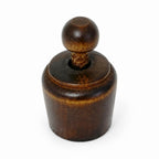 Vintage Primitive Folk Art Butter Pat Display with Pineapple Mold