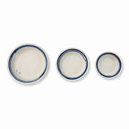 Vintage Irish Stoneware Butter Pat Set, Shabby Chic, 1970