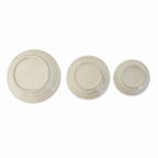 Vintage Irish Stoneware Butter Pat Set, Shabby Chic, 1970