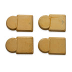 Vintage Set of Four ISCO Japanese Hand-Painted Serving Trays, 1960