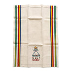 Vintage Dutch Girl Kitchen Towels Set, Hand-Embroidered Folk Art