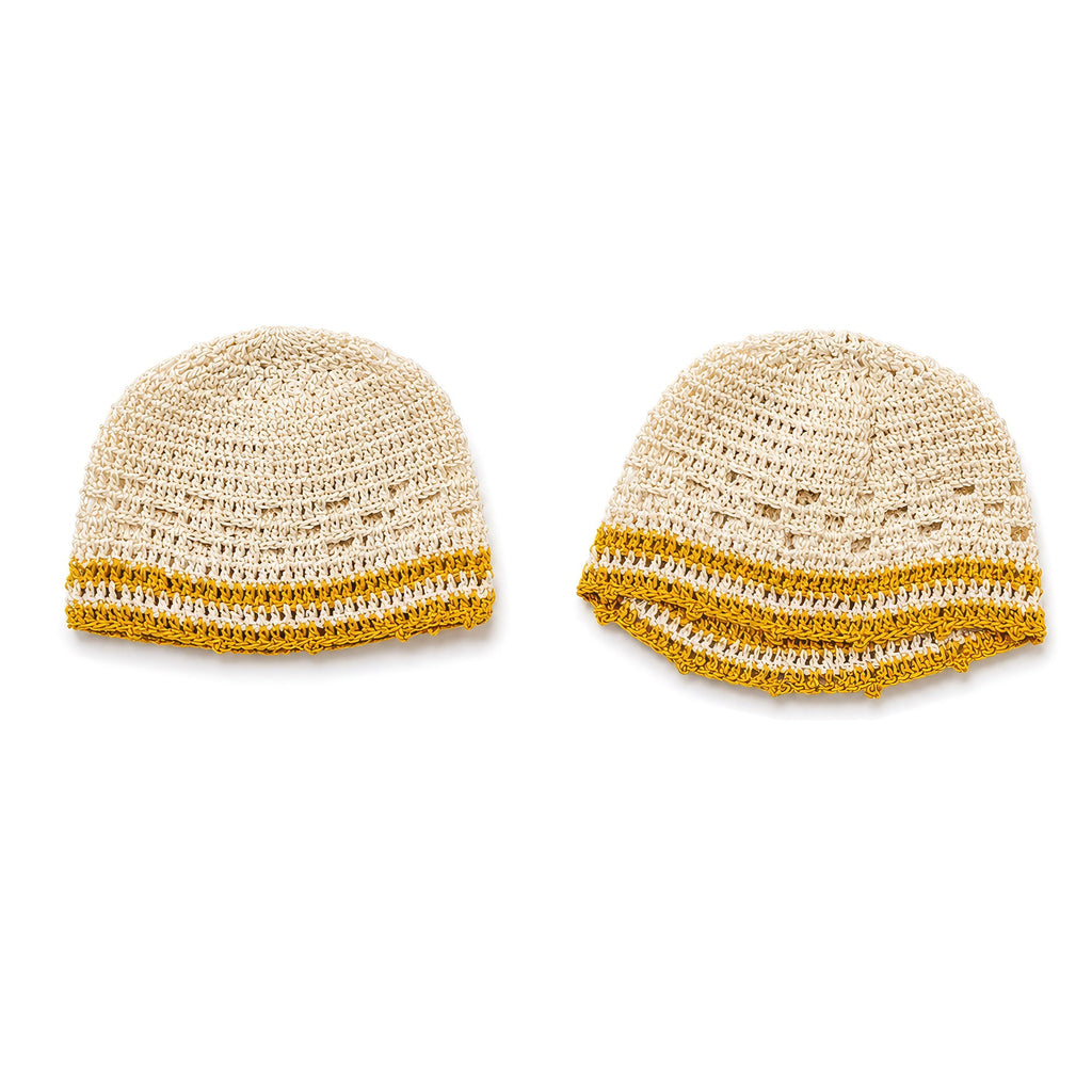 Vintage Handmade Crochet Glass Covers, Mid-Century Design, 1950s