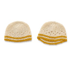 Vintage Handmade Crochet Glass Covers, Mid-Century Design, 1950s