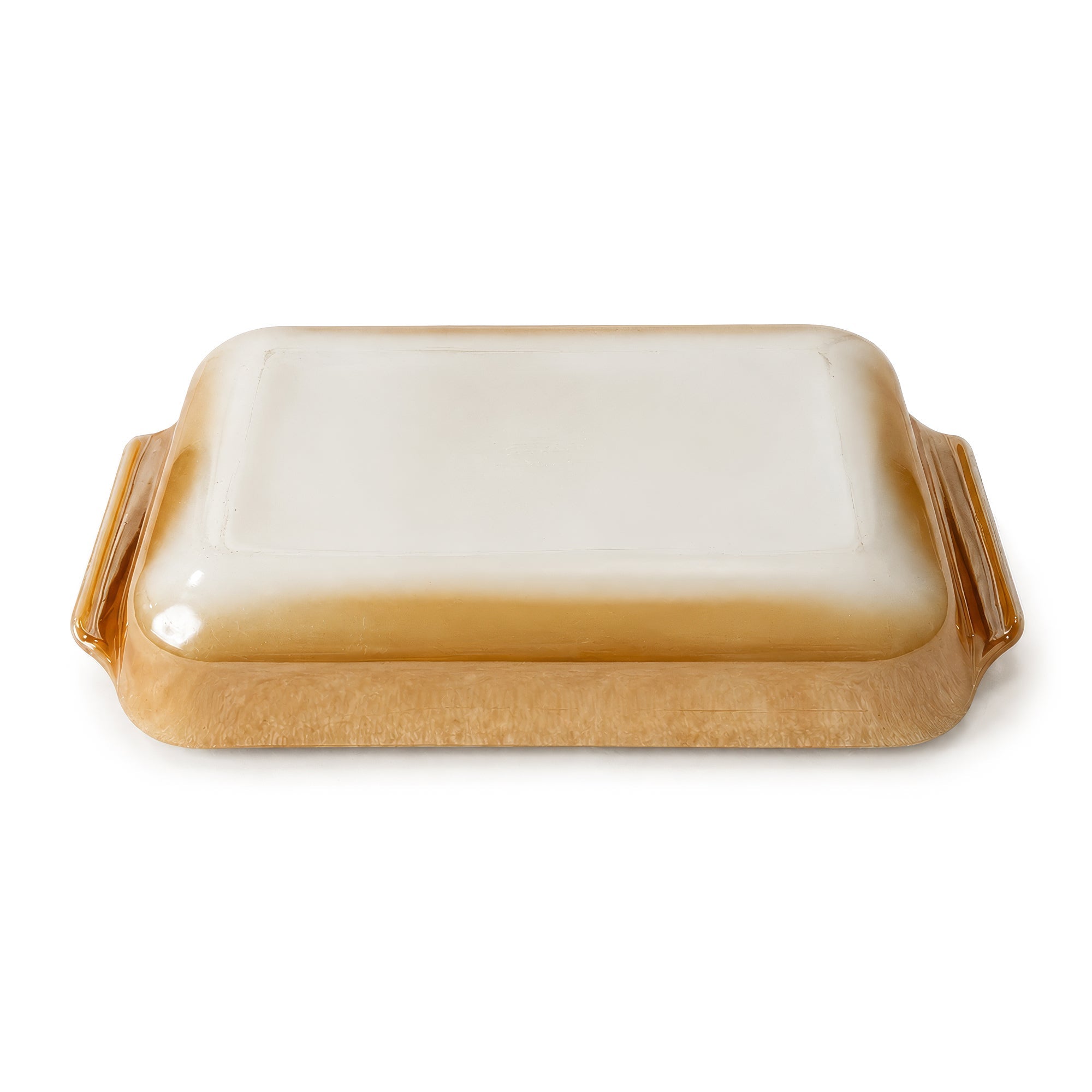 Set of 3 Vintage Fire-King Peach Lustre Baking Dishes, 1950s