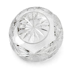 Antique American Cut Glass Vase, Spherical Design, Floral Motifs, 1900