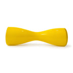 Yellow Hourglass-Shaped Decorative Base, Mid-Century Modern, 1950s