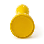 Yellow Hourglass-Shaped Decorative Base, Mid-Century Modern, 1950s