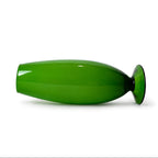 Vintage Green Glass Vase from Empoli, Italy, Mid-Century Modern, 1950s