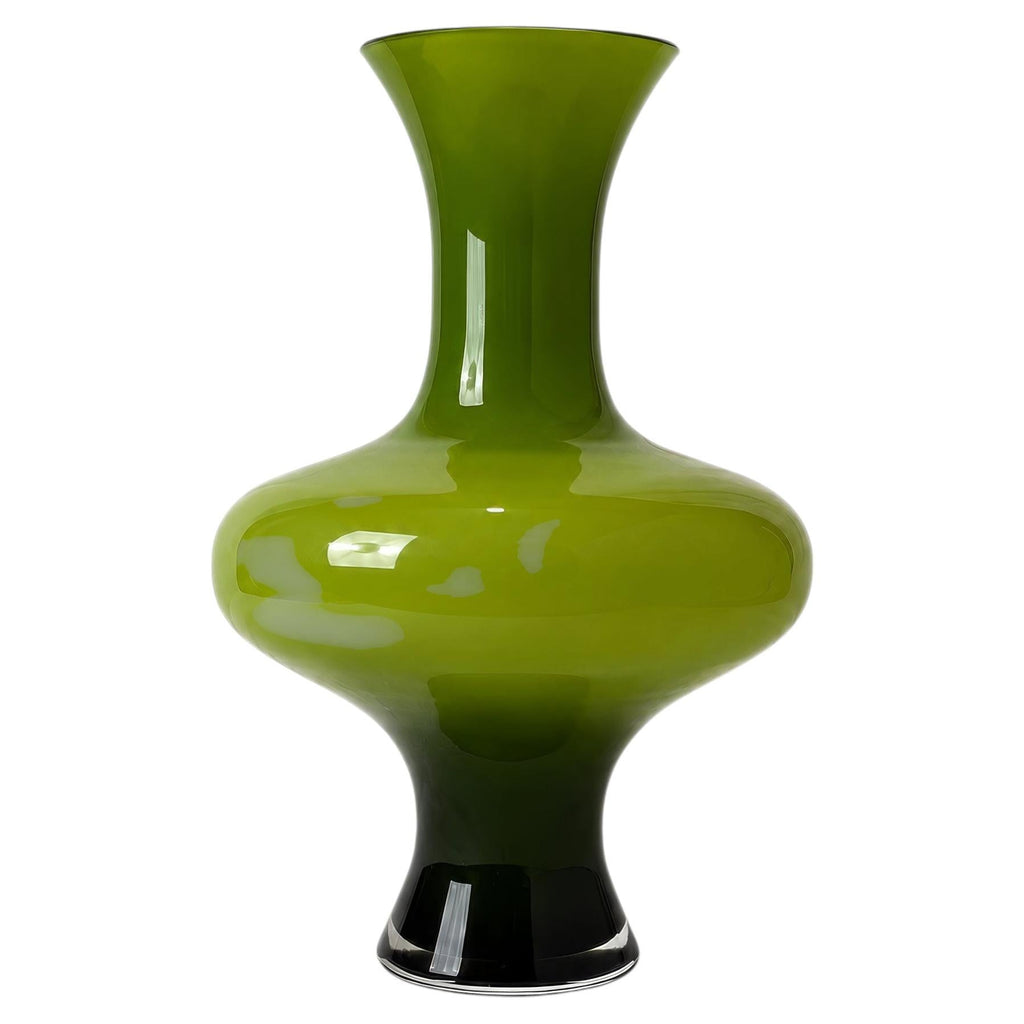 Mid-Century Modern Ombré Art Glass Vase, 1960s European Design