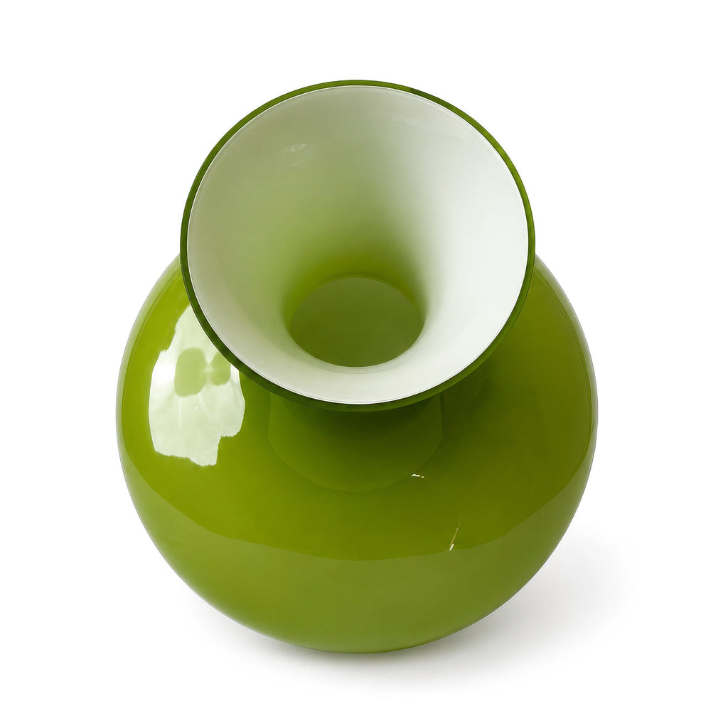Mid-Century Modern Ombré Art Glass Vase, 1960s European Design