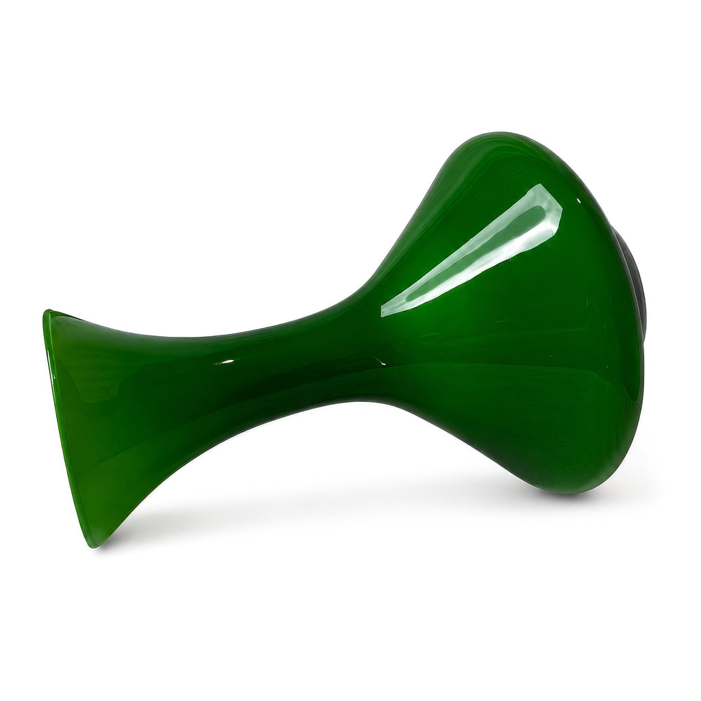 1970s Norwegian Art Glass Vase by Willy Johansson, Jade Green