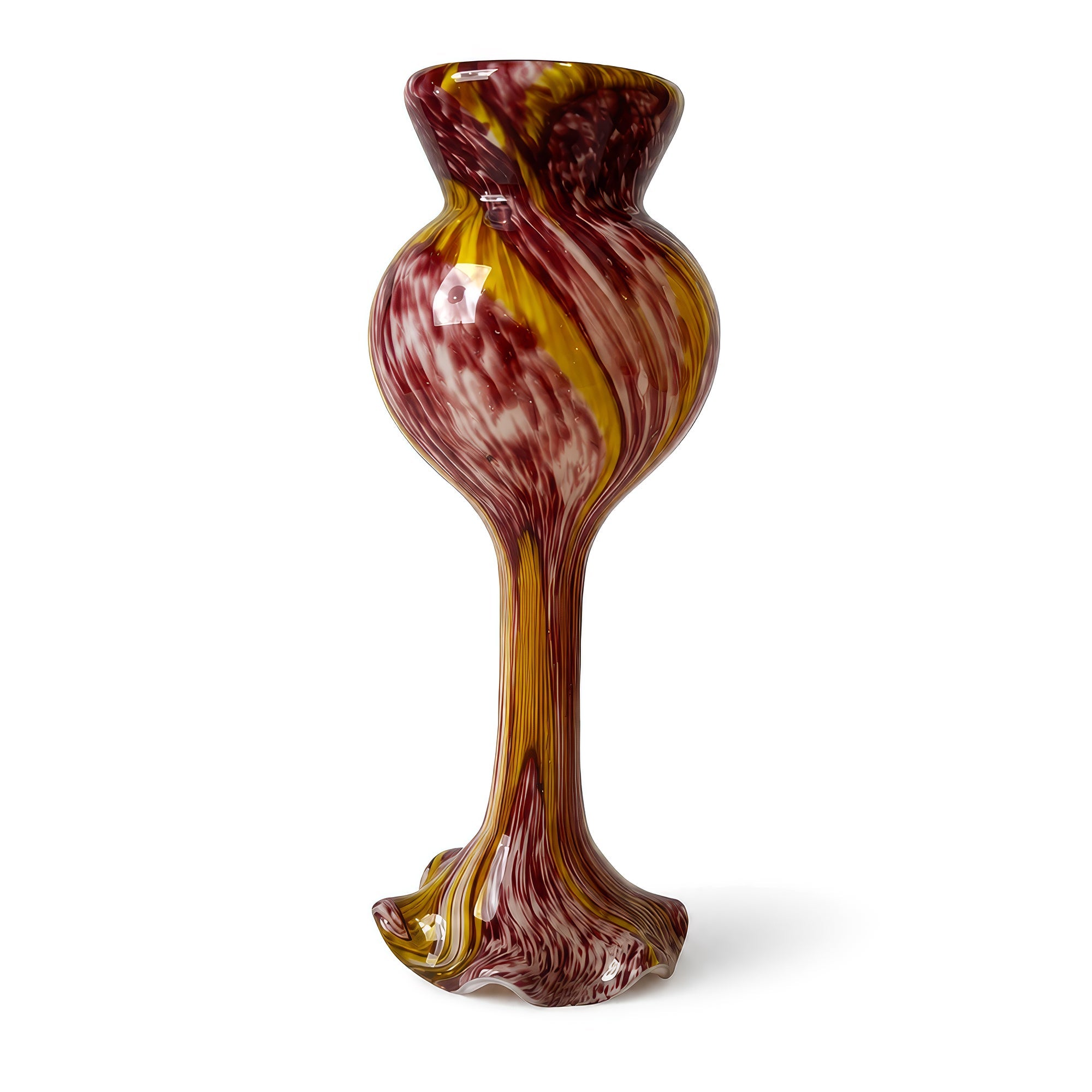 Sculptural Murano Art Glass Vase, Corroso Technique, Mid-Century, 1960