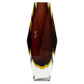 Sculptural Murano Glass Vase, Sommerso Technique, Circa 1960