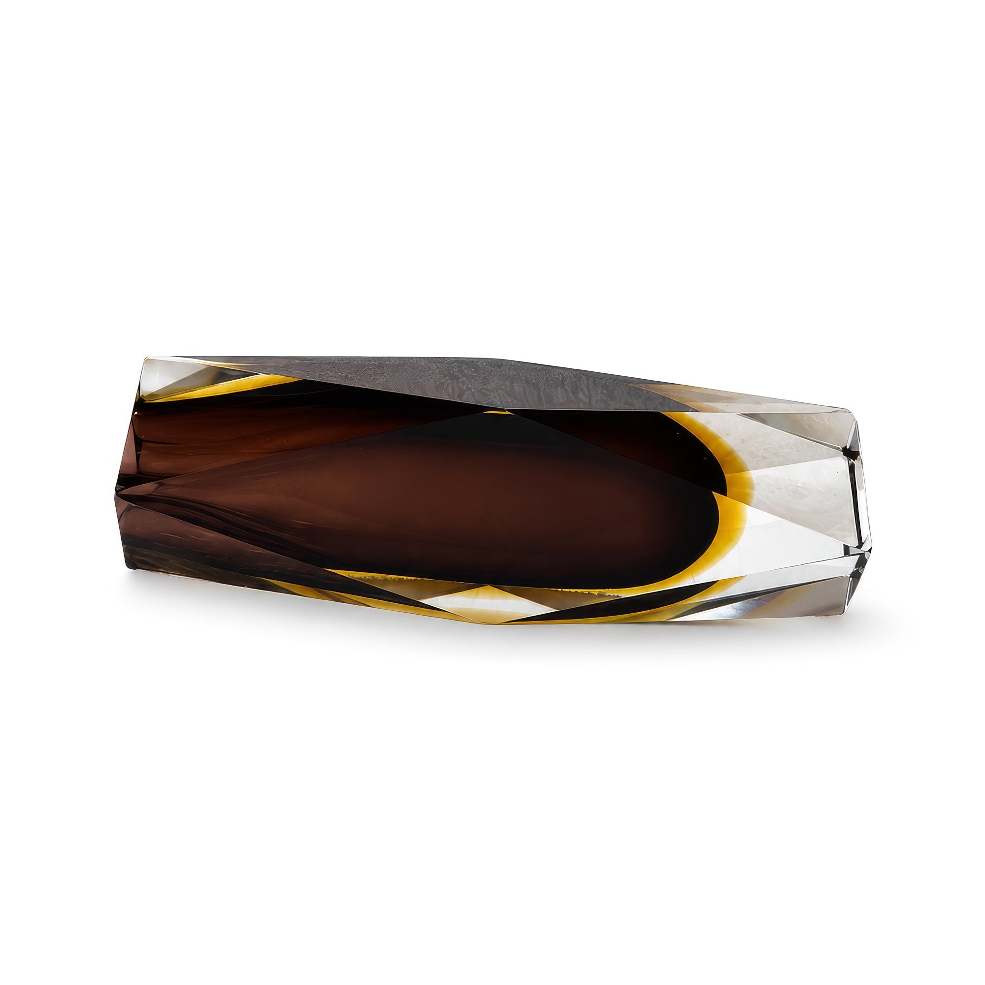 Sculptural Murano Glass Vase, Sommerso Technique, Circa 1960